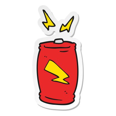 etiket bir karikatür batarya