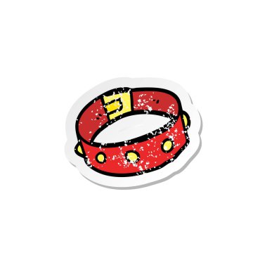 çizgi film köpek tasması sıkıntılı etiket