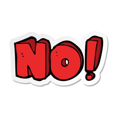 bir çizgi film etiketi yok simgesi