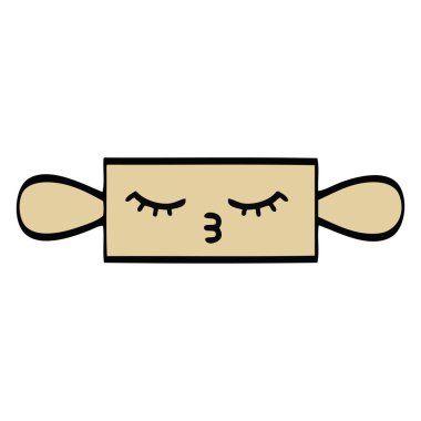 sevimli çizgi oklava