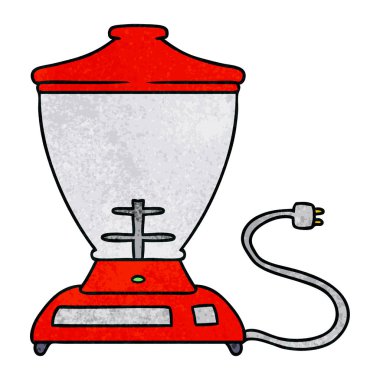 elle çizilmiş karikatür doodle gıda blender dokulu