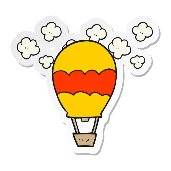 卡通热气球贴纸 — 图库矢量图片