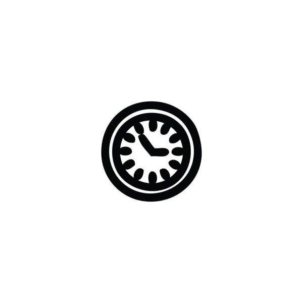 Vägg Klocka Ikon Symbol — Stock vektor