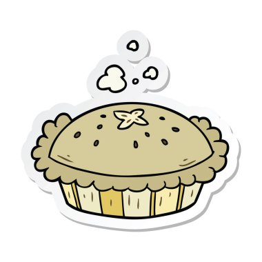 etiket bir karikatür pastası