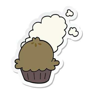 etiket sevimli çizgi pastası