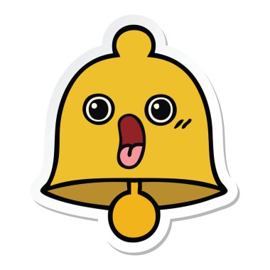 sevimli çizgi Bell'in etiket