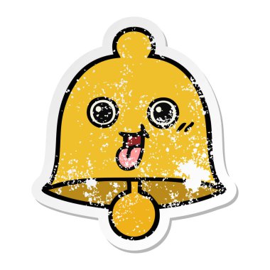 sevimli çizgi Bell'in sıkıntılı etiket