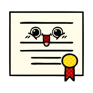 çizgi roman tarzı çizgi film Mezuniyet Diploması