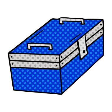 elle çizilmiş karikatür doodle metal araç kutusu