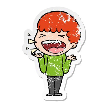 adam bir karikatür sıkıntılı etiket