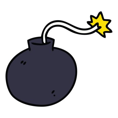 el çekilmiş ilginç karikatür bomba