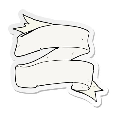 bir Hanedanlık armaları kaydırma çizgi film etiketi