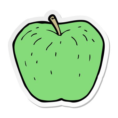etiket bir karikatür Apple