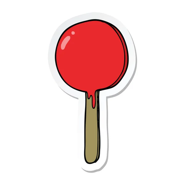 Sticker van een cartoon lolly — Stockvector