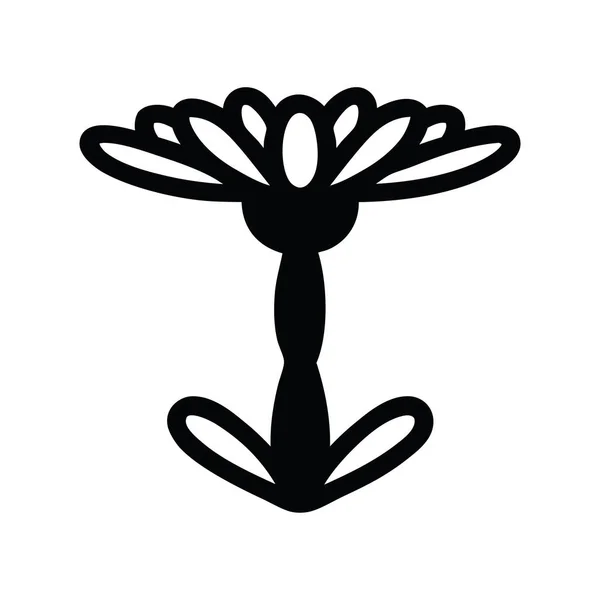 Flor icono de la flor — Archivo Imágenes Vectoriales