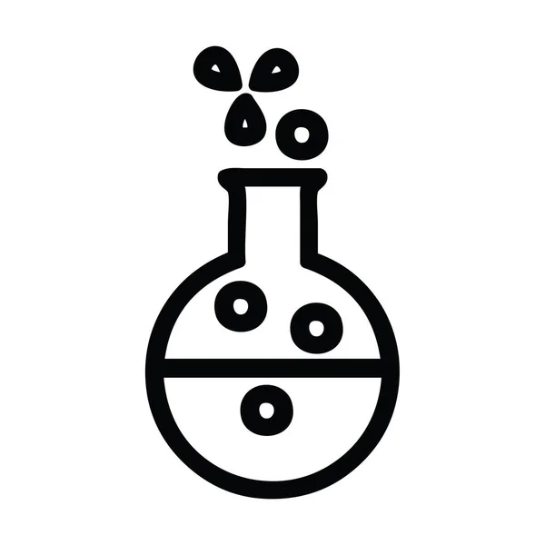 Science experiment icon — Stock Vector