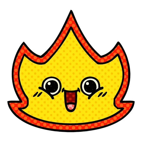 çizgi roman tarzı karikatür bir ateş