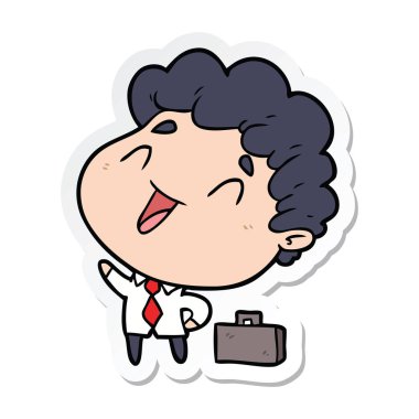 etiket karikatür işadamı