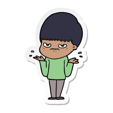 etiket bir rahatsız çizgi film çocuk