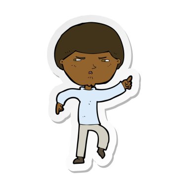 adam sopa bir karikatür rahatsız