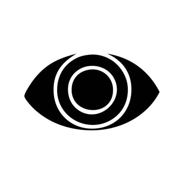 düz sembolü göz