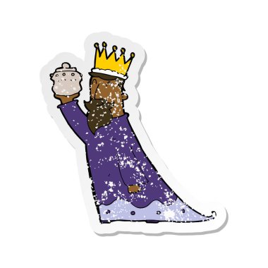 Retro Üç Akil Adam bir etiket sıkıntılı