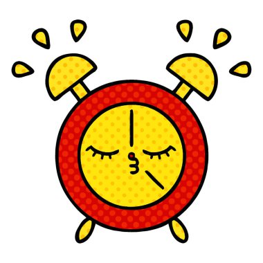 çizgi roman tarzı çizgi film çalar saat