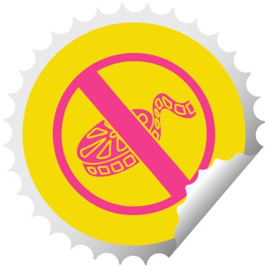 etiket çizgi film Filmler izin verilen yok peeling daire