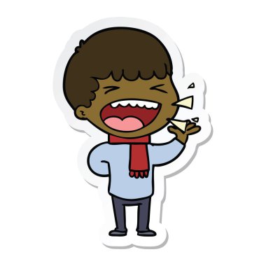 adam bir çizgi film etiketi