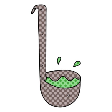 çizgi roman tarzı ilginç karikatür Kepçe 