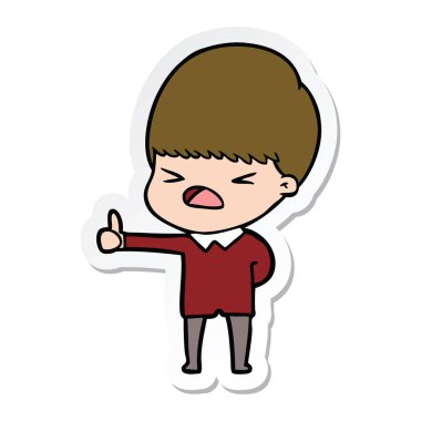 adam sopa bir karikatür vurguladı