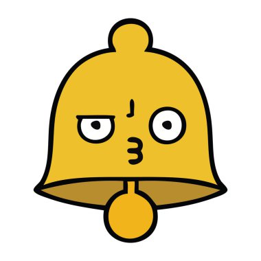 sevimli çizgi bir çan