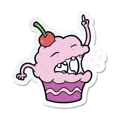 çizgi film çörek etiket