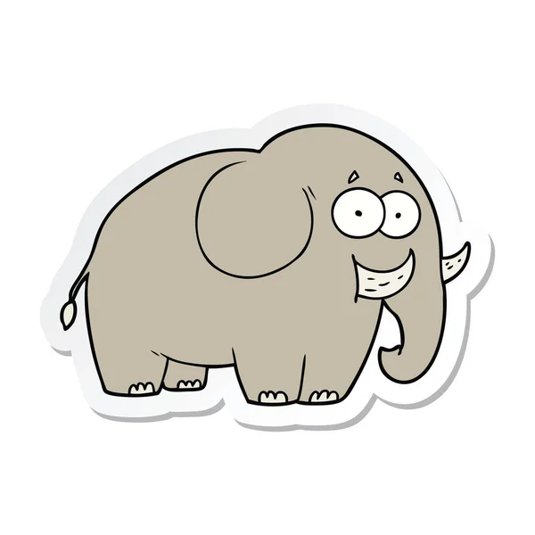 Мультипликационный Слон — стоковый вектор