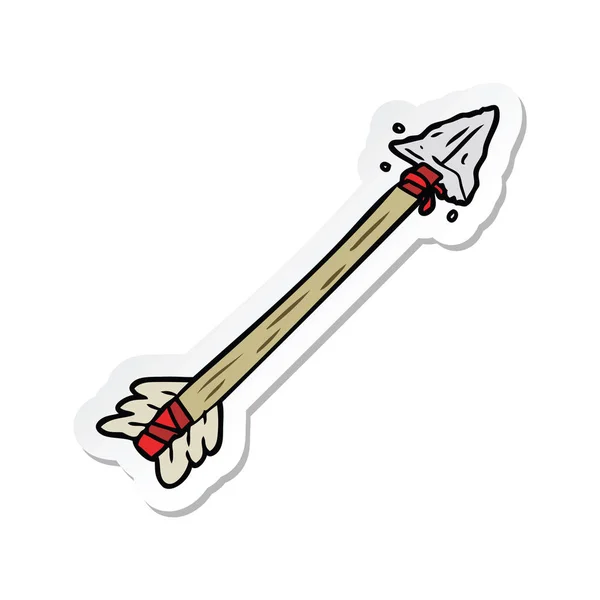 Shicker of a cartoon arrow — стоковый вектор
