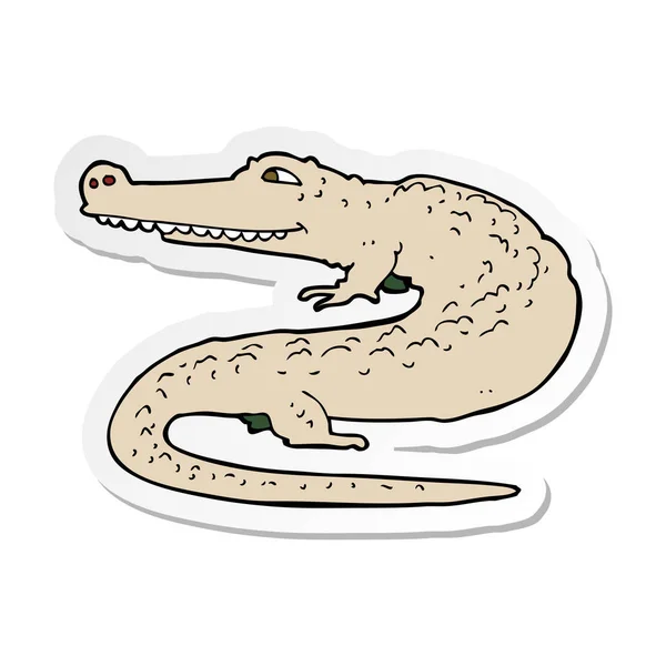 Naklejki Cartoon Aligatora — Wektor stockowy