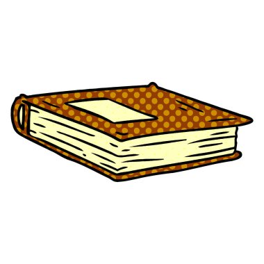 elle çizilmiş karikatür doodle kırmızı günlüğünün