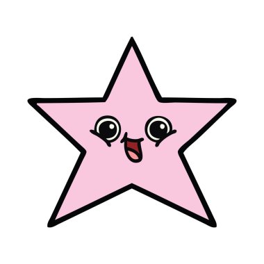 sevimli çizgi yıldız balık