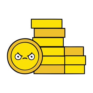 sevimli çizgi paralar