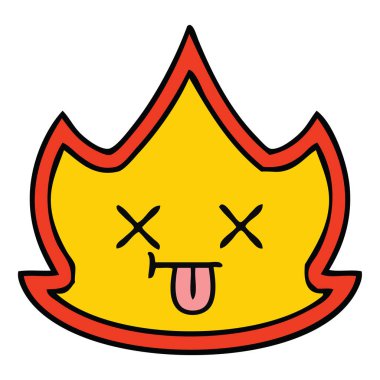 sevimli çizgi yangın