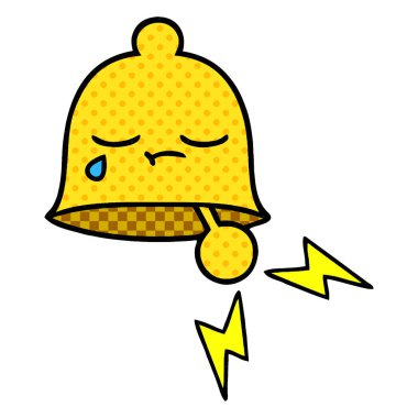 çizgi roman tarzı çizgi film zil çan