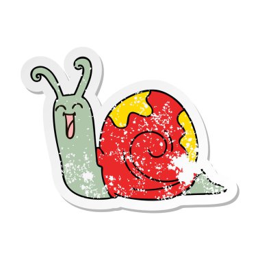 ilginç bir el sıkıntılı etiket karikatür kelebek çizilmiş