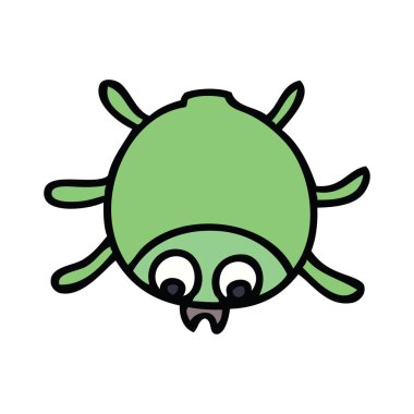 ilginç el karikatür böceği çekilmiş