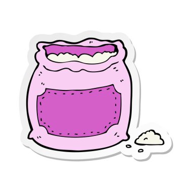 etiket un bir karikatür pembe çanta