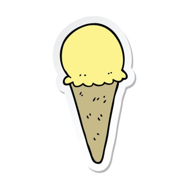 çizgi film dondurma etiket