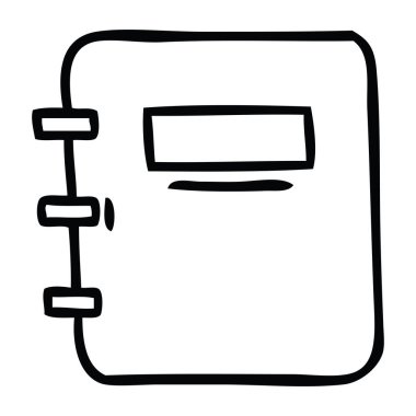 bir günlük kitap çizim karikatür