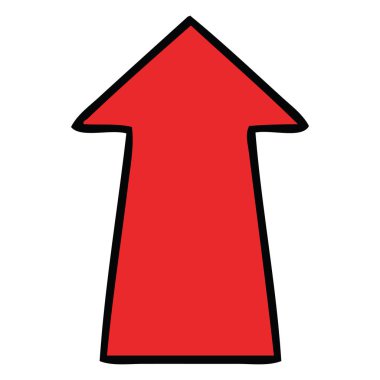 el çekilmiş ilginç karikatür oku