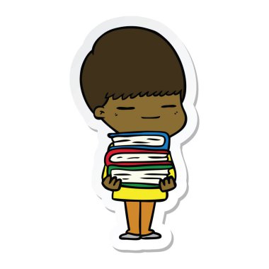 bir çizgi film kendini beğenmiş çocuk etiket