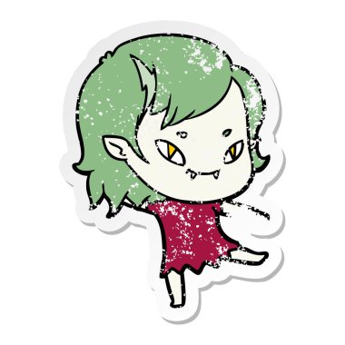 bir çizgi film dostu vampir kızın sıkıntılı etiket