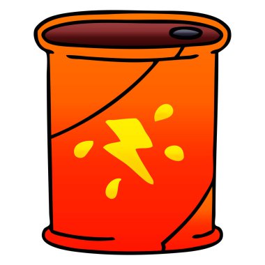 ilginç degrade gölgeli karikatür cola olabilir